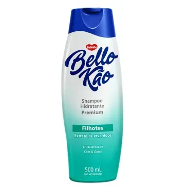 Shampoo Filhotes Caes e Gatos Bellokao 500ml